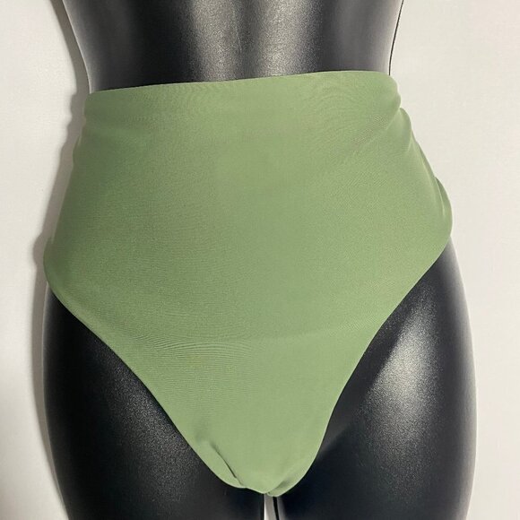 Iridescent Green & Blue Bikini Top & Green Bottom - Picture 10 of 12